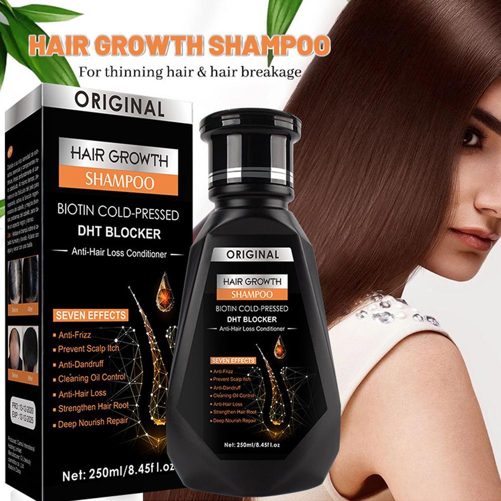 Hair Care Dandruff - 250ml shampoo de biotina com escova