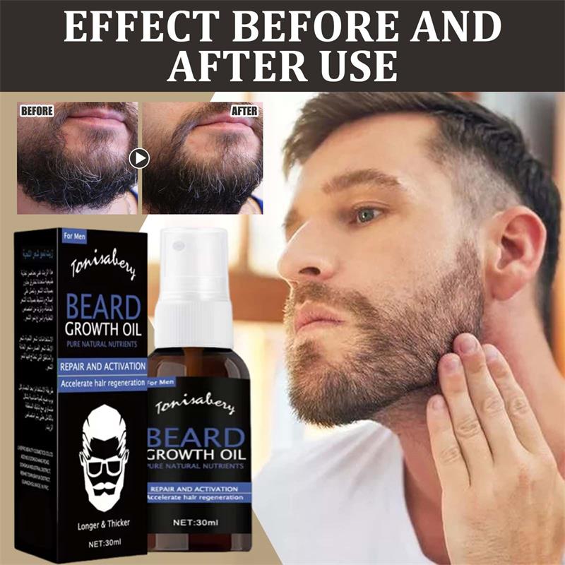 Hair Care Products - Óleo para Crescimento de Barba, Bálsamo