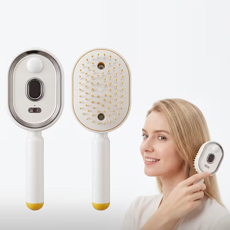 Hair Care Is Self Care - Escova de Massagem Elétrica com Névoa