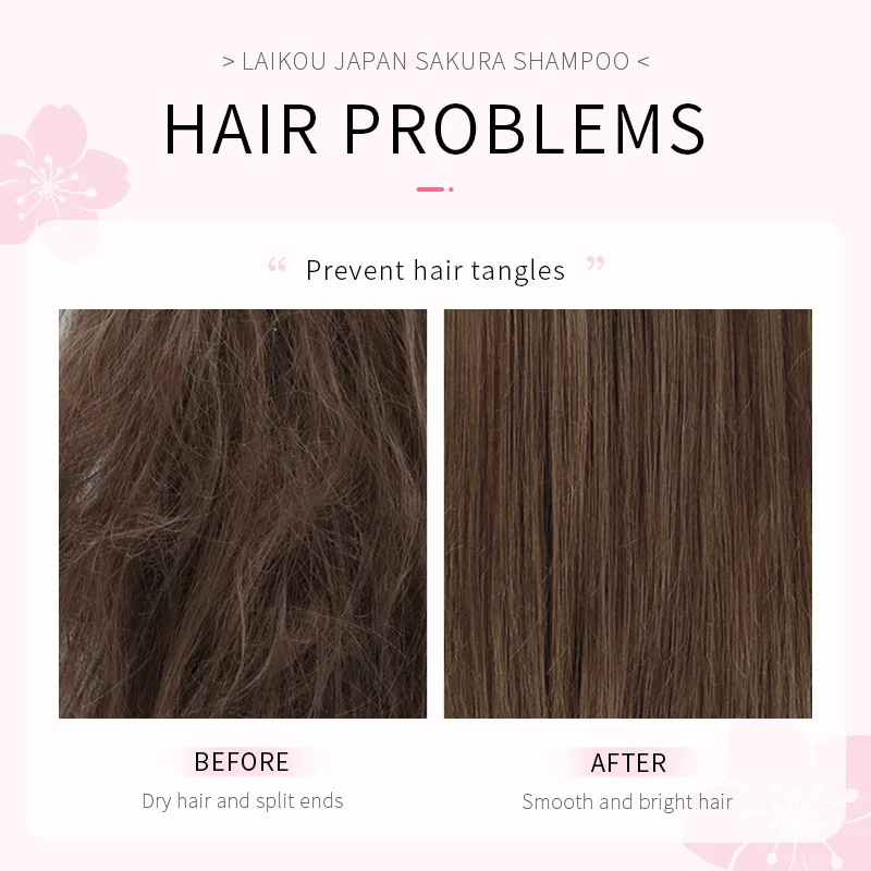 Laikou japão sakura shampoo re - Hair Care Dandruff avaliação e preço