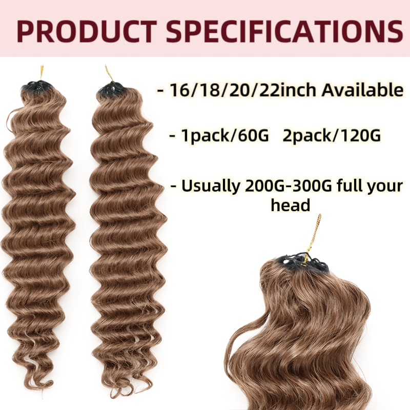 Mel marrom pena crochê extensã - Hair Care Honey avaliação e preço