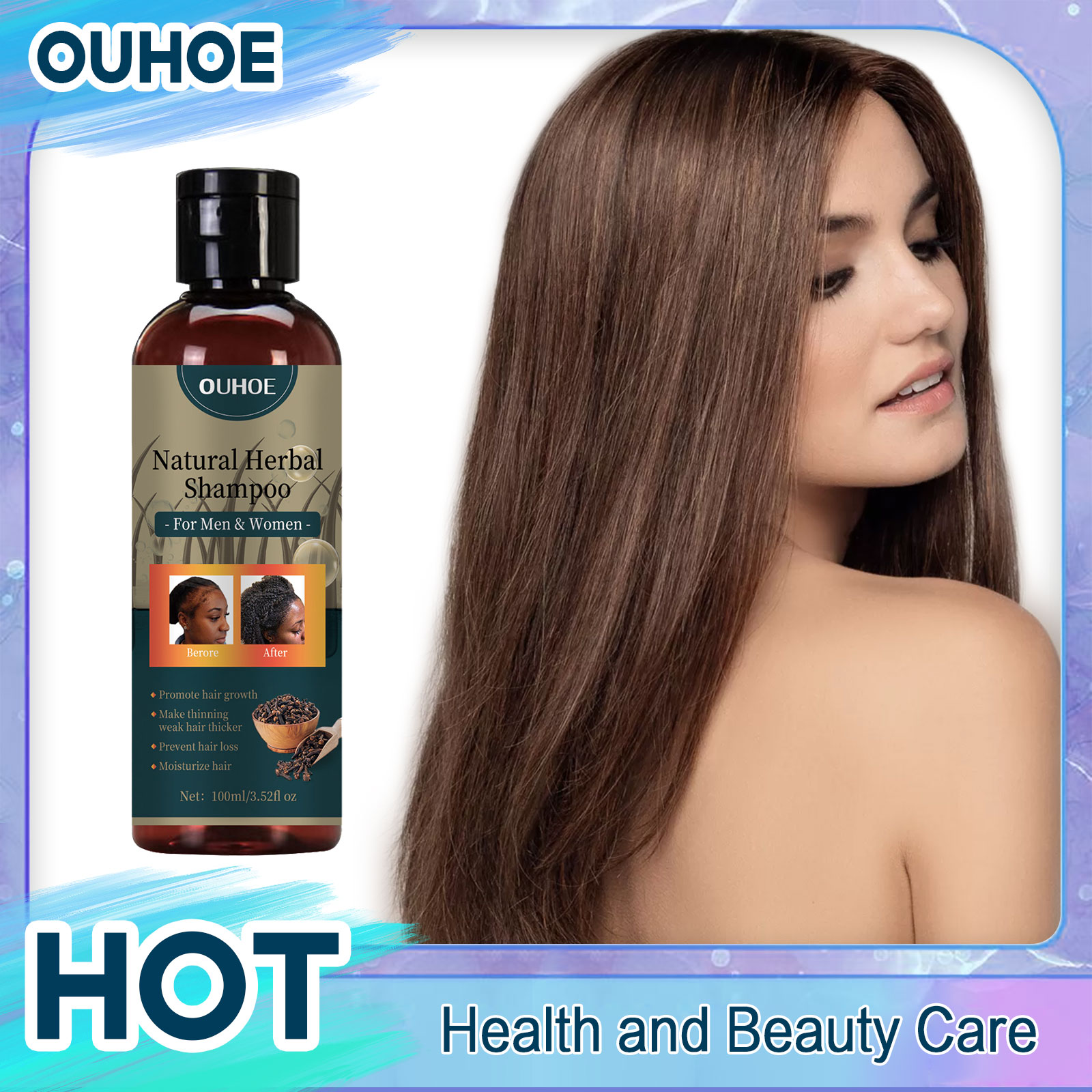 OUHOE Shampoo para crescimento - Hair Care Dandruff avaliação e preço