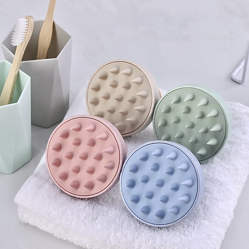 Palha de Trigo Silicone Lavage - Hair Care Dandruff avaliação e preço